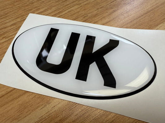 Country Oval Resin Domed Badges 100x60mm