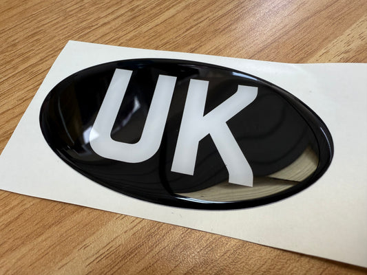 Country Oval Resin Domed Badges 100x60mm