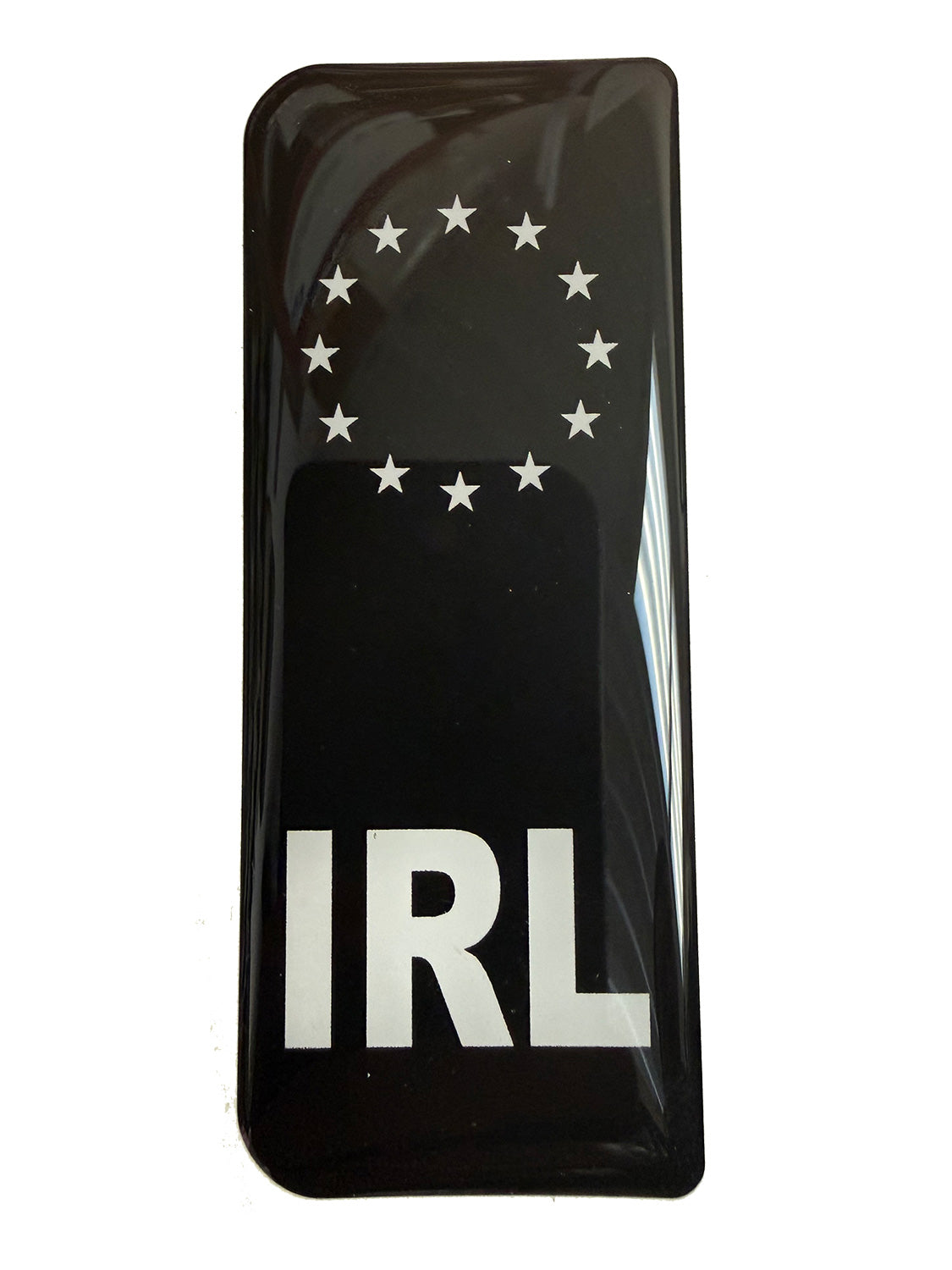 Sporty Irish Gel Badges/Flags for Standard Number Plates