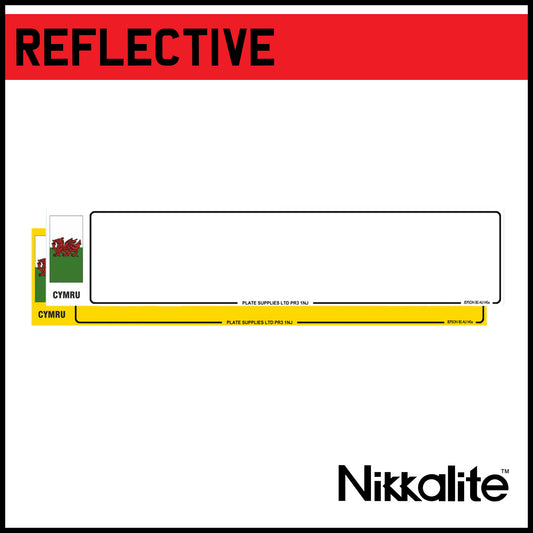 Standard Oblong Reflectives - CYMRU
