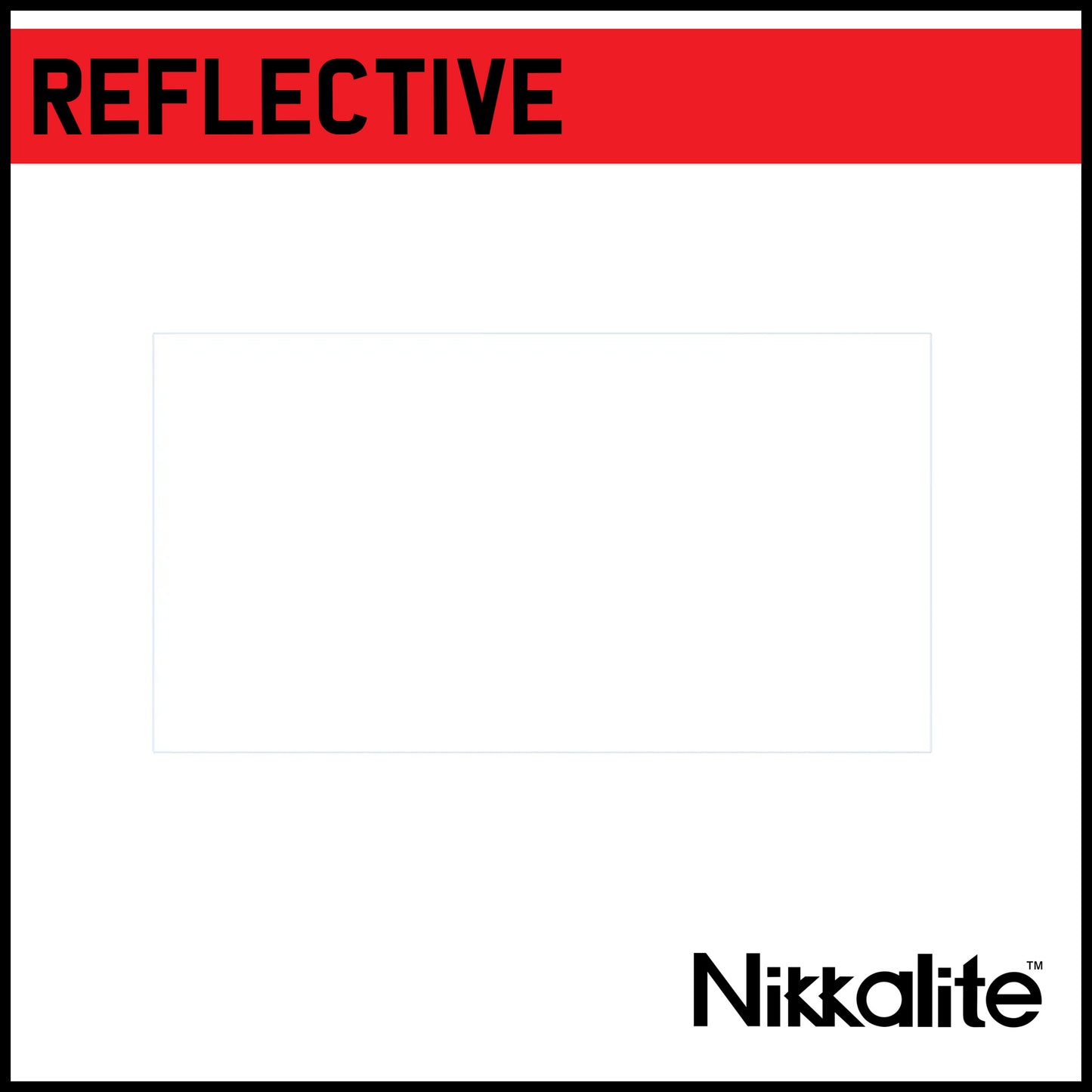 White Japanese Import Reflective - Blank