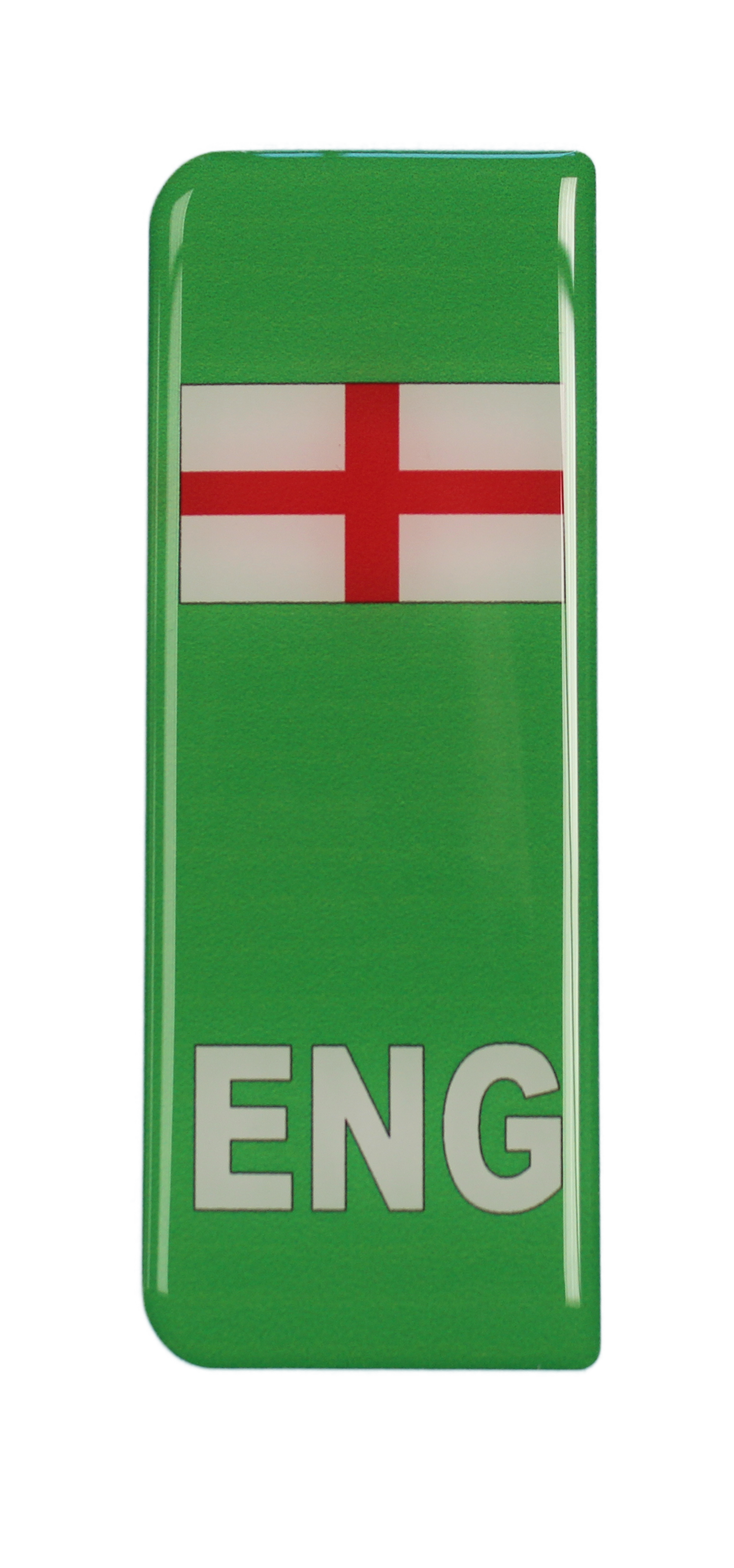 EV Green Flash Gel Badges/Flags for Standard UK Number Plates