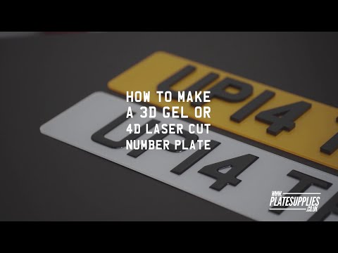 Our YouTube video showing the process of using the Plate Supplies Number Plate Jig