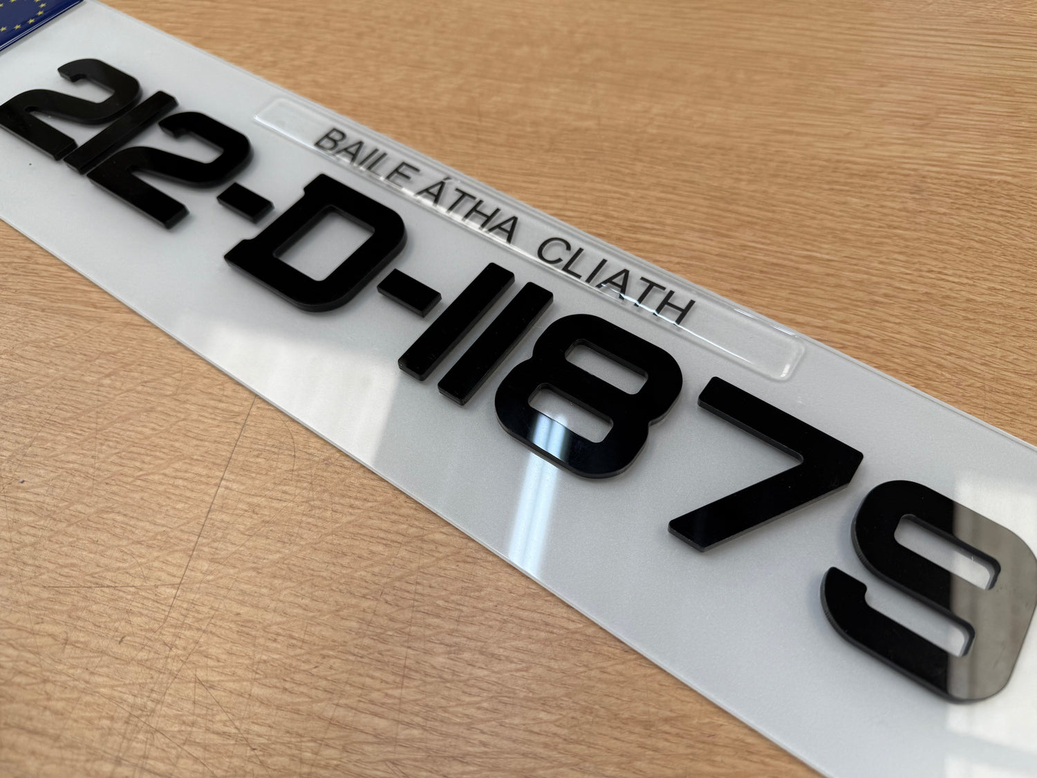 Irish Number Plate Digits