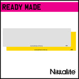 Ready Made Short 18 1/2 Inch Number Plates