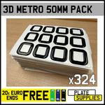 Metro 50mm 3D Gel Starter Pack & FREE Euro Ends