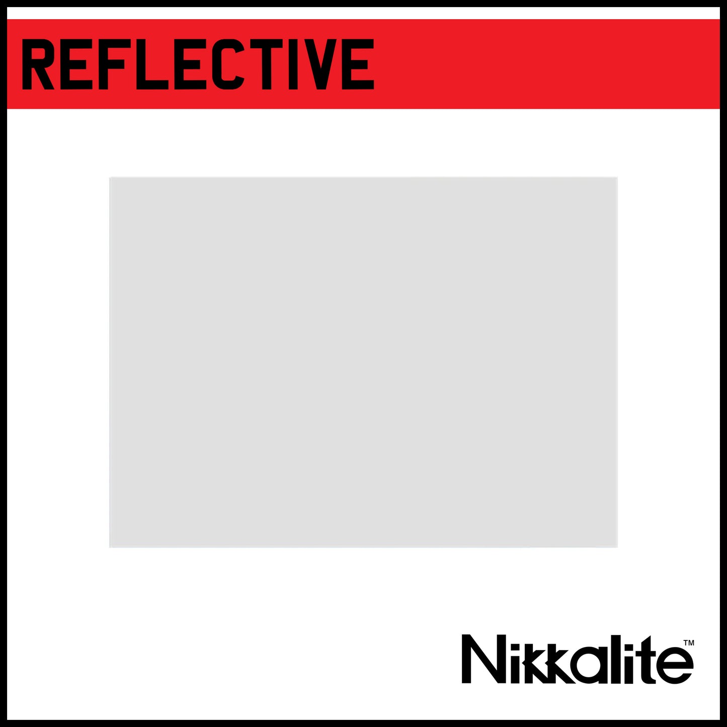 White 4x4 Reflective - Blank (Land Rover)