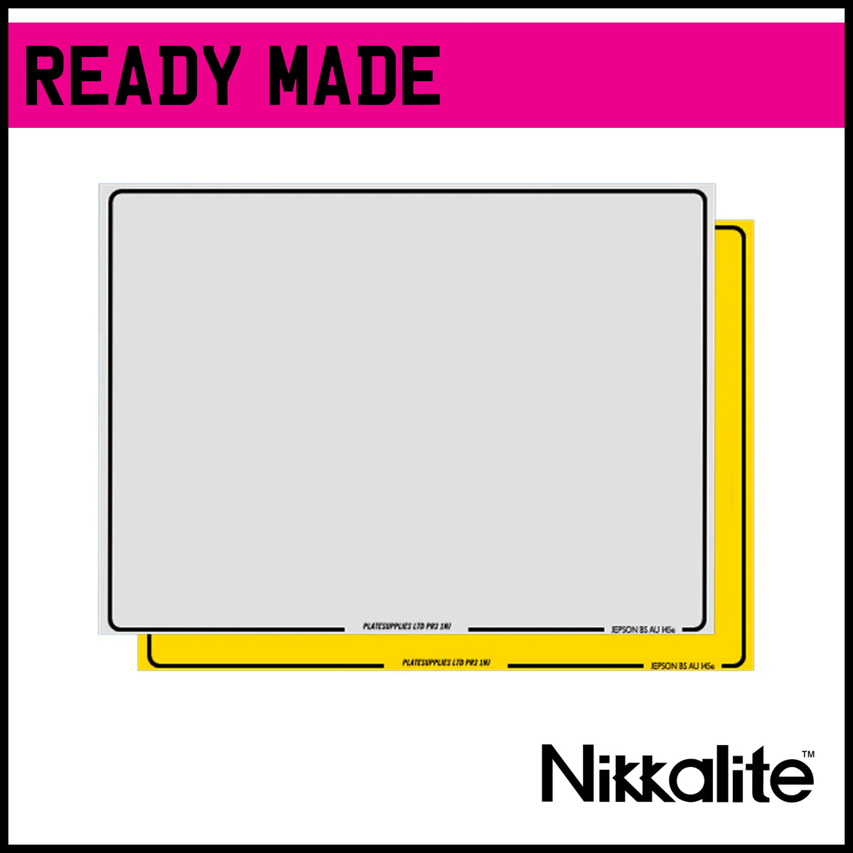 Ready Made 4x4 Number Plates (Land Rover) – Plate Supplies