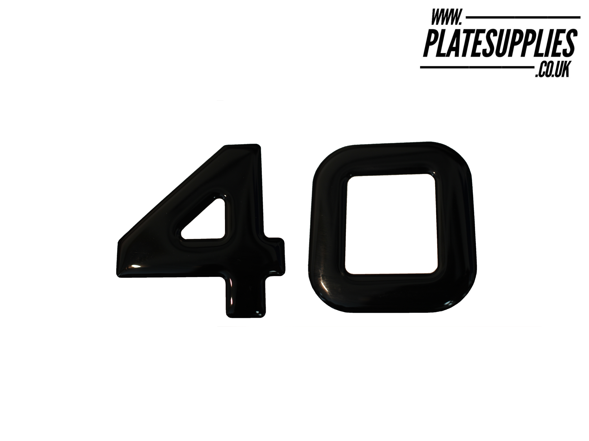 3D Metro (40mm) Gel Resin Number Plate Letters – Plate Supplies