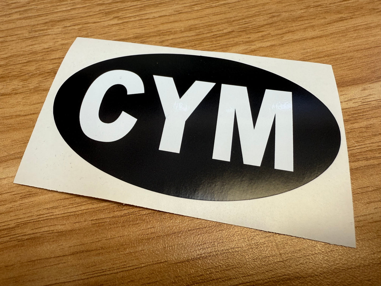 Country Oval Stickers 100x60mm