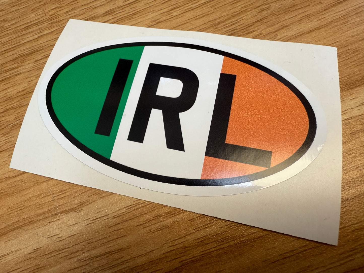 Country Oval Stickers 100x60mm