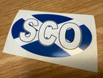 Country Oval Stickers 100x60mm