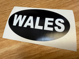 Country Oval Stickers 100x60mm