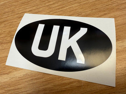 Country Oval Stickers 100x60mm