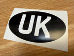 Country Oval Stickers 100x60mm