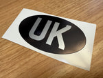Country Oval Stickers 100x60mm