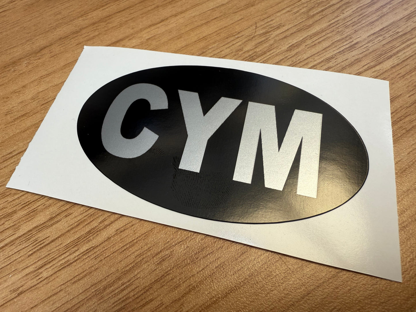 Country Oval Stickers 100x60mm