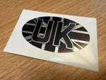 Country Oval Stickers 100x60mm