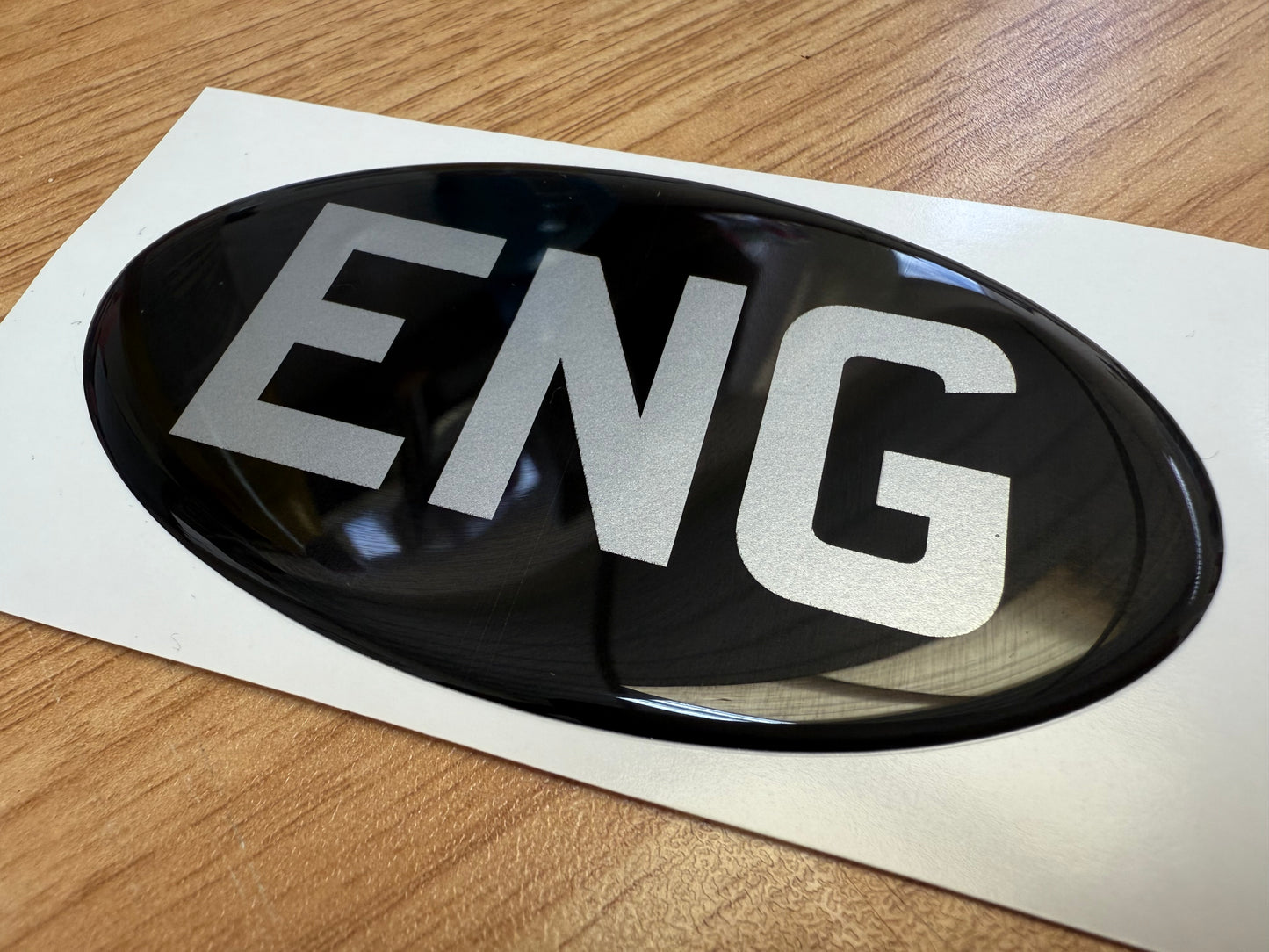 Country Oval Resin Domed Badges 100x60mm
