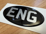 Country Oval Resin Domed Badges 100x60mm