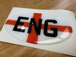Country Oval Resin Domed Badges 100x60mm