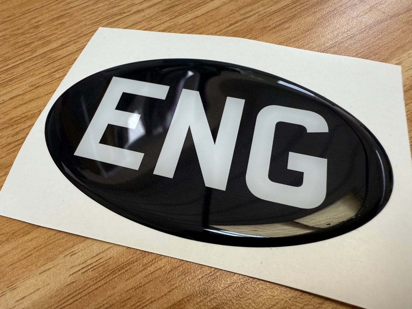 Country Oval Resin Domed Badges 100x60mm