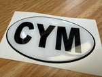 Country Oval Resin Domed Badges 100x60mm