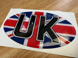 Country Oval Resin Domed Badges 100x60mm