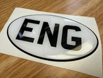 Country Oval Resin Domed Badges 100x60mm