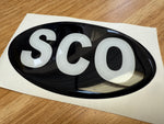 Country Oval Resin Domed Badges 100x60mm