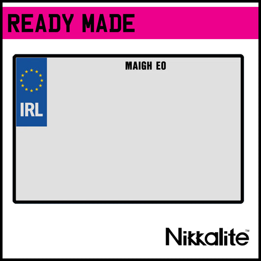 Ready Made Square IRL Number Plate - County Mayo