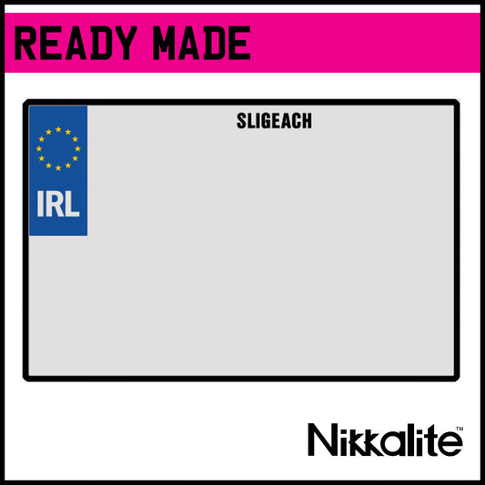 Ready Made Square IRL Number Plate - County Sligo