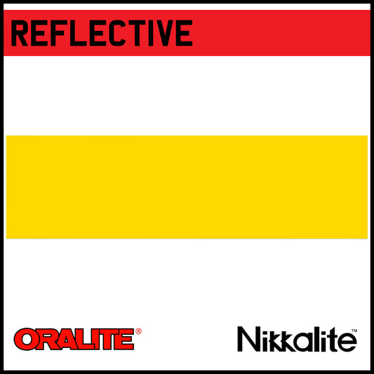 Yellow Oversize Reflective - Blank (Range Rover)