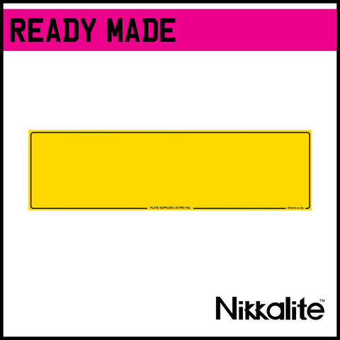 Ready Made Oversize Number Plates (Range Rover)
