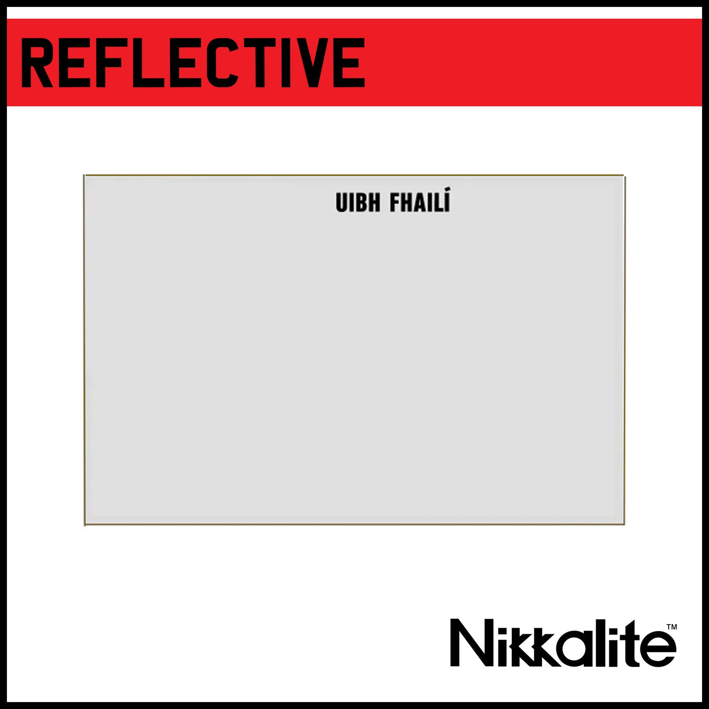 Square IRL Reflective - County Offaly