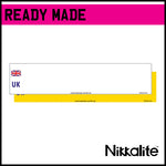 Ready Made Standard Oblong Number Plates - UK