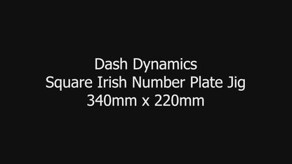Irish Number Plate Jig - Square