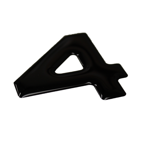 4 - 50mm 3D Metro Black Carbon [12 per pack]