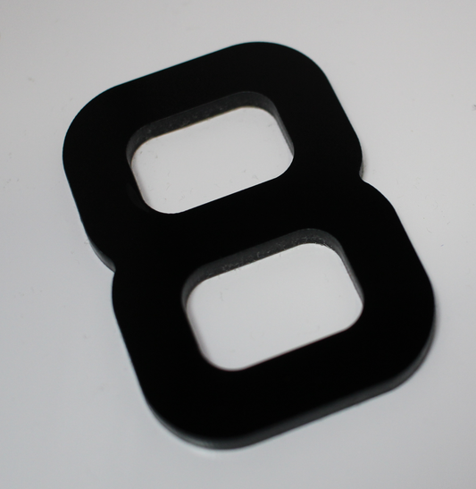 8 - 4D 3mm Motorbike Digit [10 per pack]