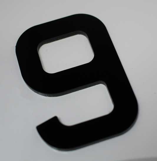 9 - 4D 3mm Motorbike Digit [10 per pack]