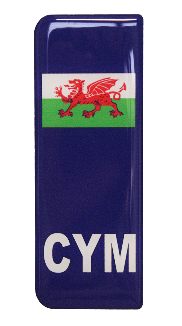 Gel Badges/Flags for Standard UK Number Plates