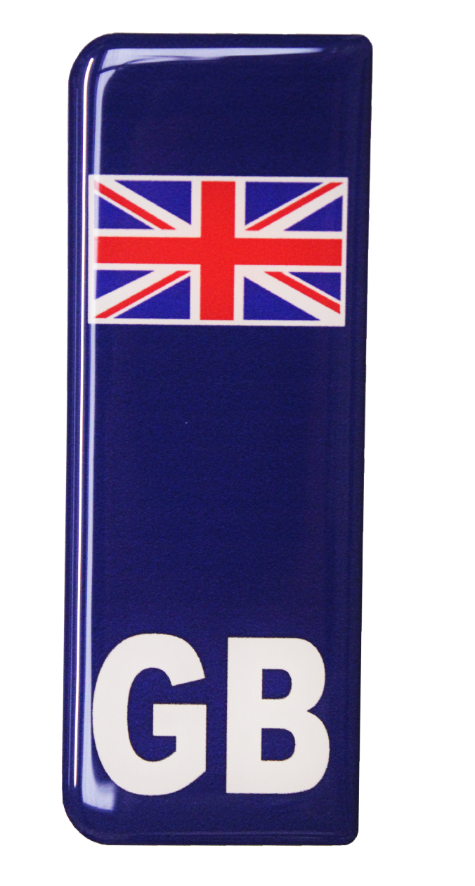 Gel Badges/Flags for Standard UK Number Plates