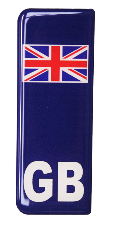 Gel Badges/Flags for Standard UK Number Plates