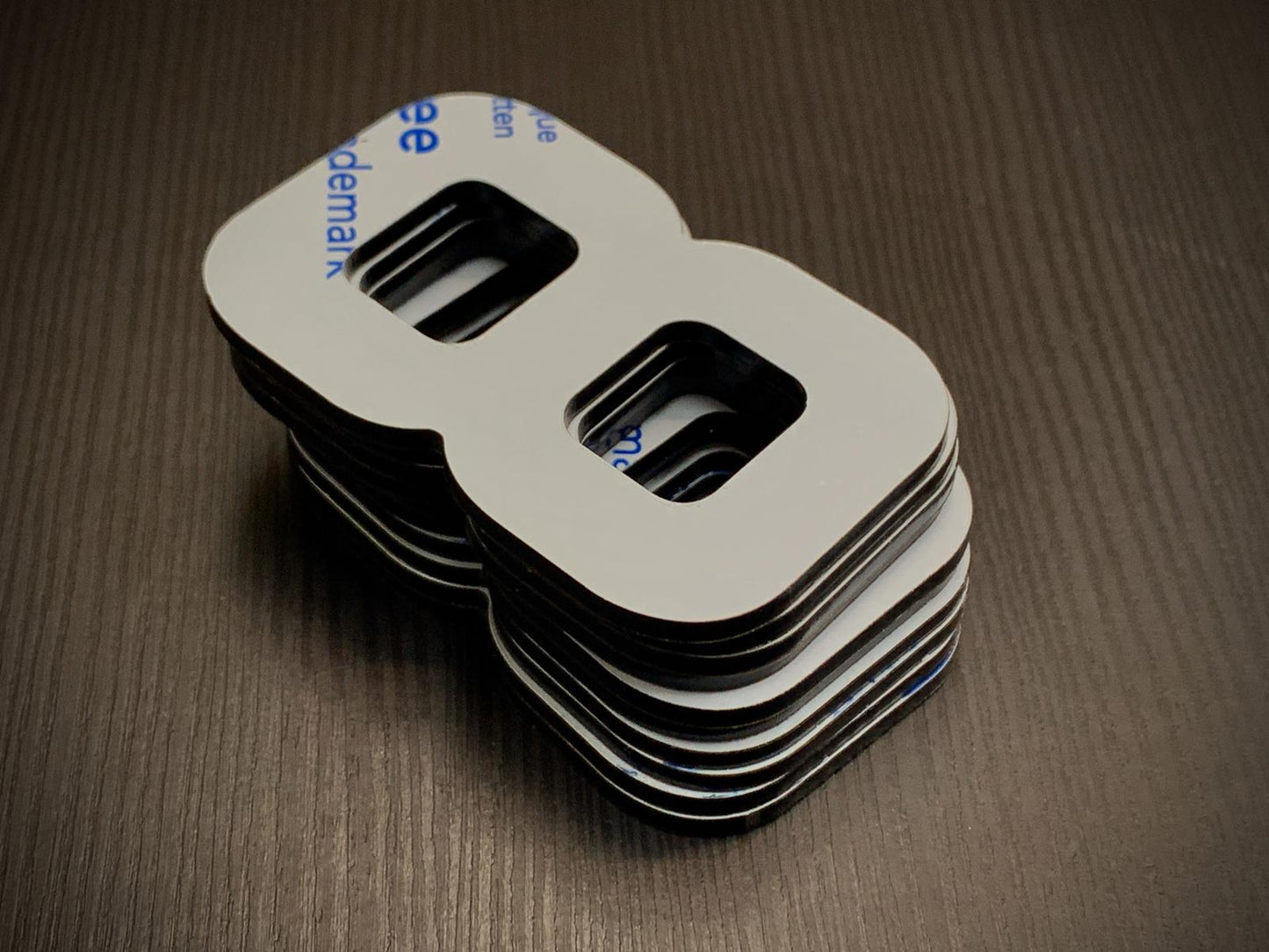 4D 3mm Number Plate Letters - UK