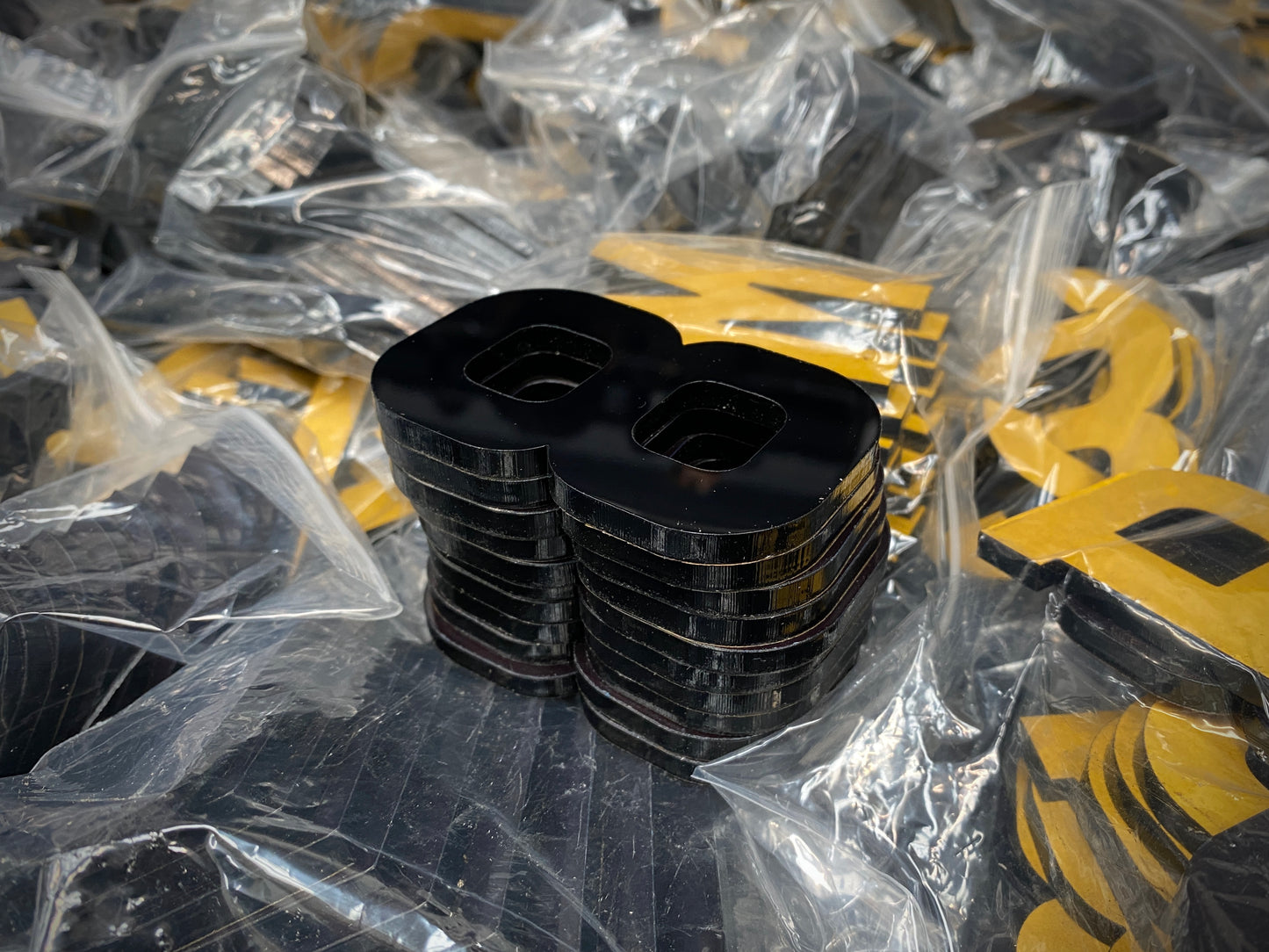 4D 5mm Number Plate Letters - UK