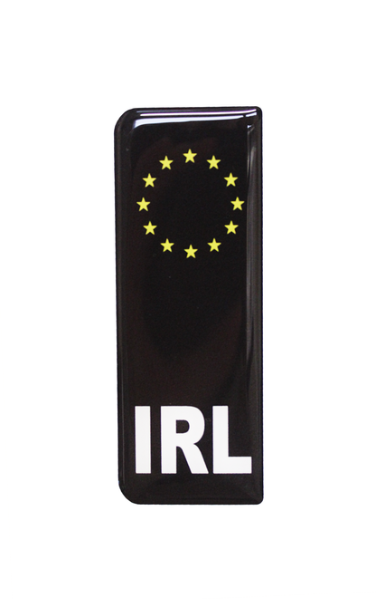 Irish Gel Badges/Flags for Standard Number Plates