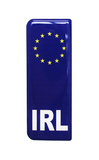 Irish Gel Badges/Flags for Standard Number Plates [Sheet of 10]