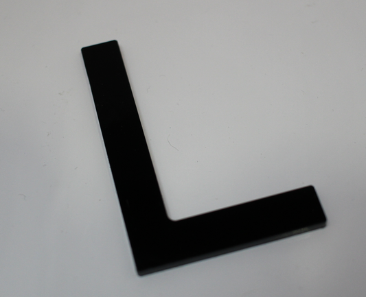 L - 4D 3mm Motorbike Digit [10 per pack]