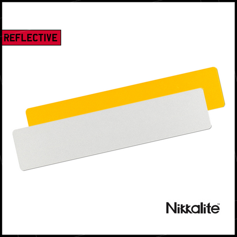 Standard Oblong Reflectives Blank - Nikkalite