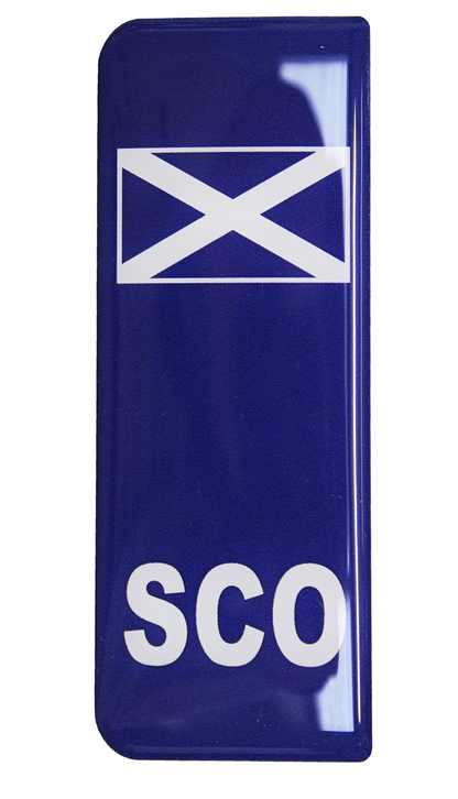Gel Badges/Flags for Standard UK Number Plates